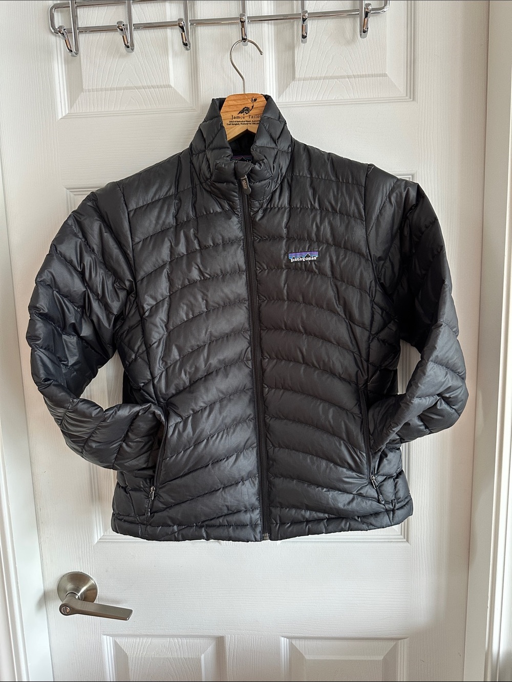 Patagonia Black Quilted Down Jacket